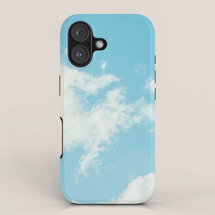Perfect Blue Summer Sky Nature Photography iPhone Case Gallery Image 1