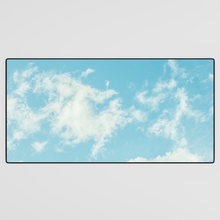 Perfect Blue Summer Sky Nature Photography Desk Mat Gallery Image 3