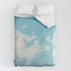 Perfect Blue Summer Sky Nature Photography Duvet Cover Gallery Image 6