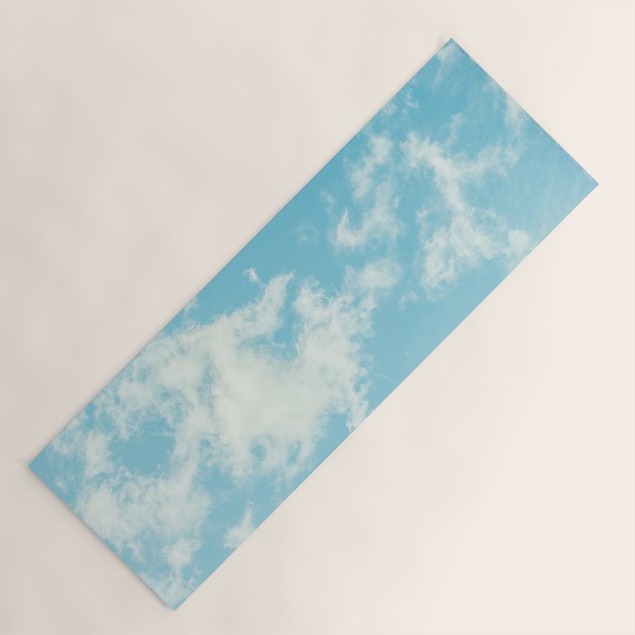 Perfect Blue Summer Sky Nature Photography Yoga Mat Gallery Image 1