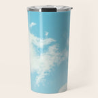 Perfect Blue Summer Sky Nature Photography Travel Mug Gallery Image 1