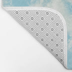 Perfect Blue Summer Sky Nature Photography Bath Mat Gallery Image 2