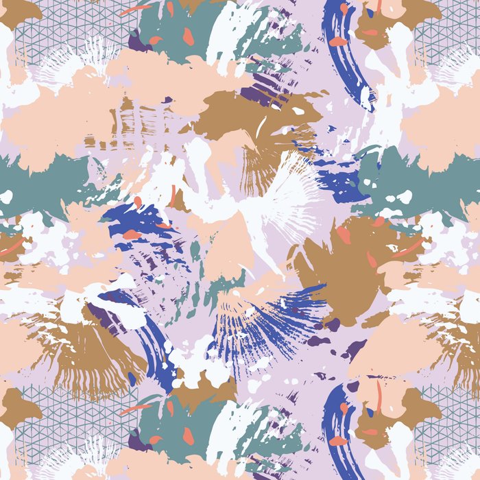 Abstract brush stroke madness Coffee Mug Gallery Image 2