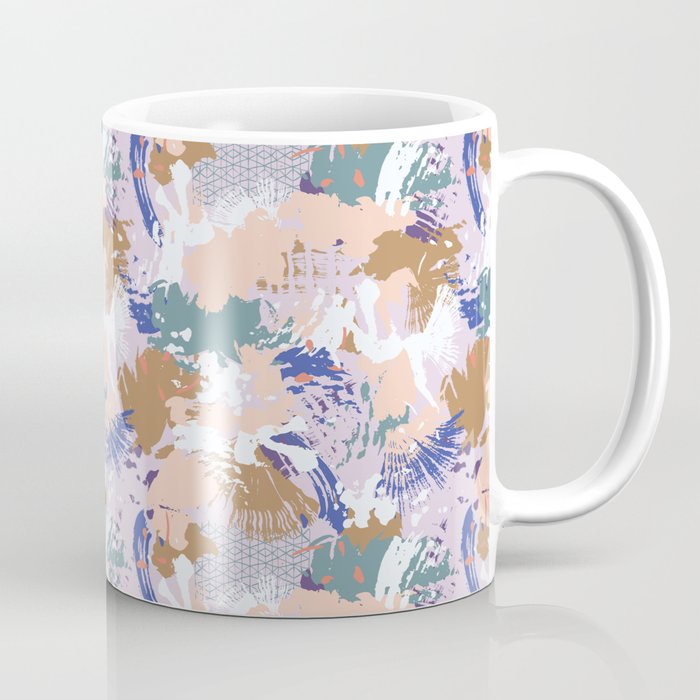 Abstract brush stroke madness Coffee Mug Gallery Image 1