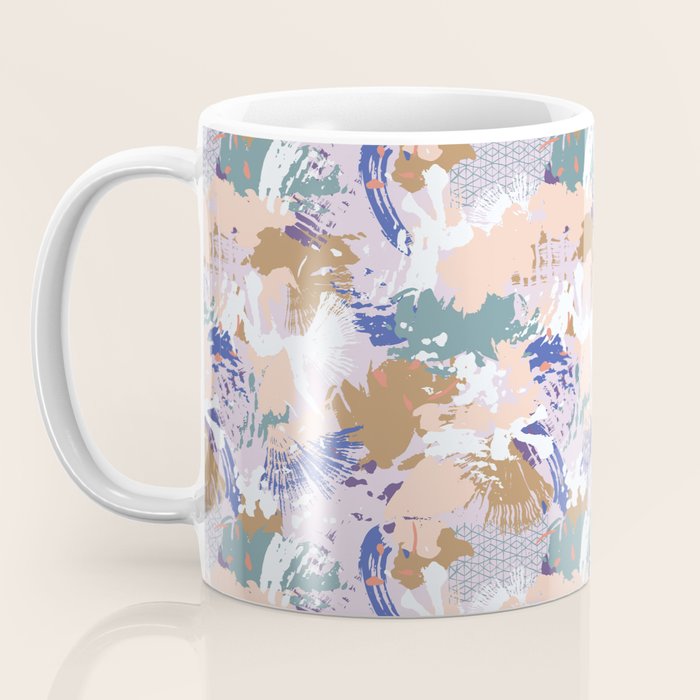 Abstract brush stroke madness Coffee Mug Gallery Image 3