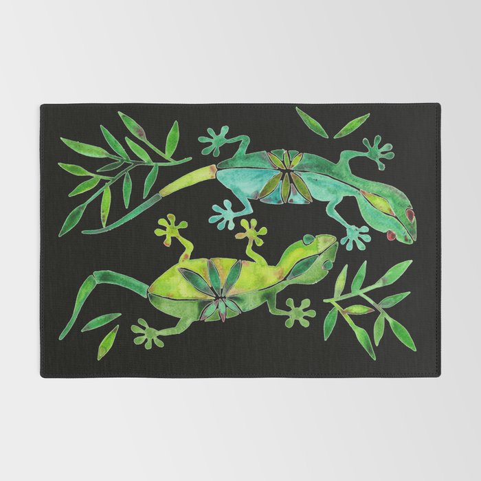 Geckos - Green Palette Rug Gallery Image 2