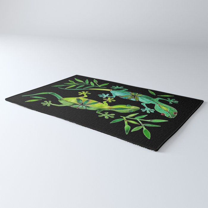 Geckos - Green Palette Rug Gallery Image 3