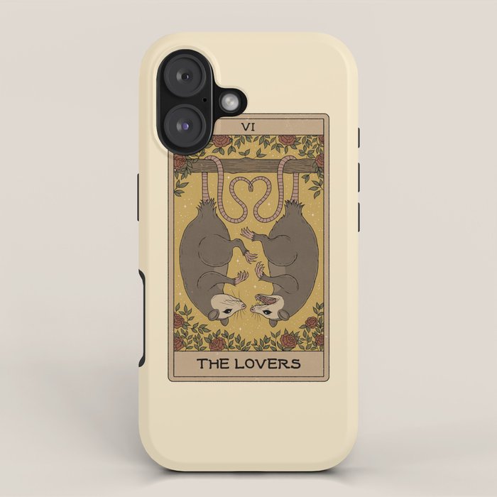 The Lovers - Possum Tarot iPhone Case Gallery Image 1