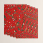 Monkey World Red Wrapping Paper Gallery Image 3