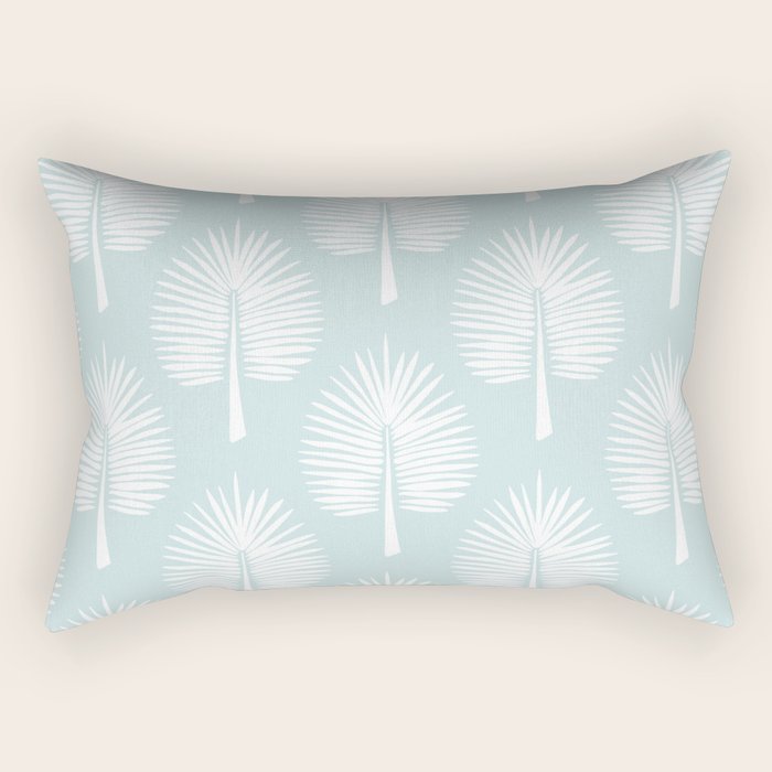Wide Palm | Open Sky Rectangular Pillow Gallery Image 2