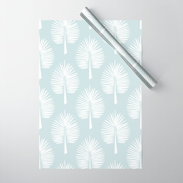 Wide Palm | Open Sky Wrapping Paper Gallery Image 1