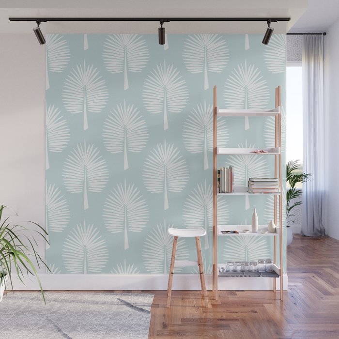 Wide Palm | Open Sky Wall Mural Gallery Image 1
