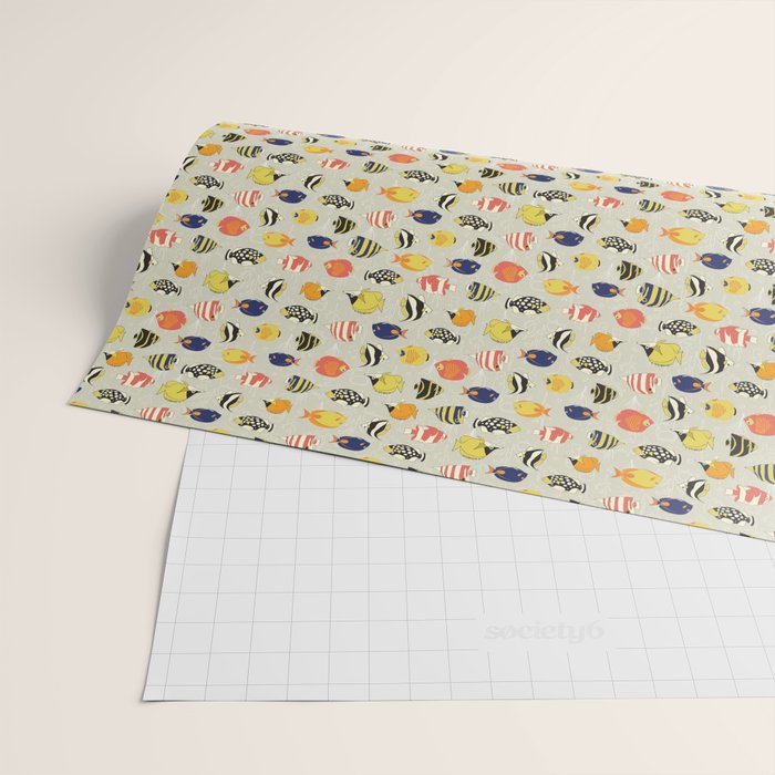 Tropical Reef Fish Wrapping Paper Gallery Image 2