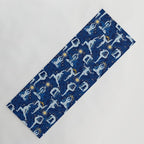 Feel the Cosmic Balance blue Yoga Mat Gallery Image 1