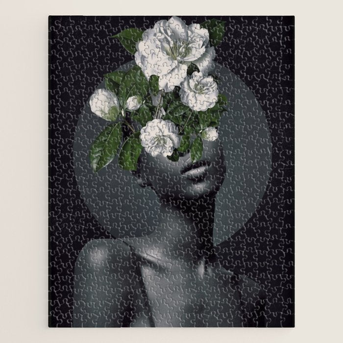 WOMAN WITH FLOWERS 17 Jigsaw Puzzle Gallery Image 1