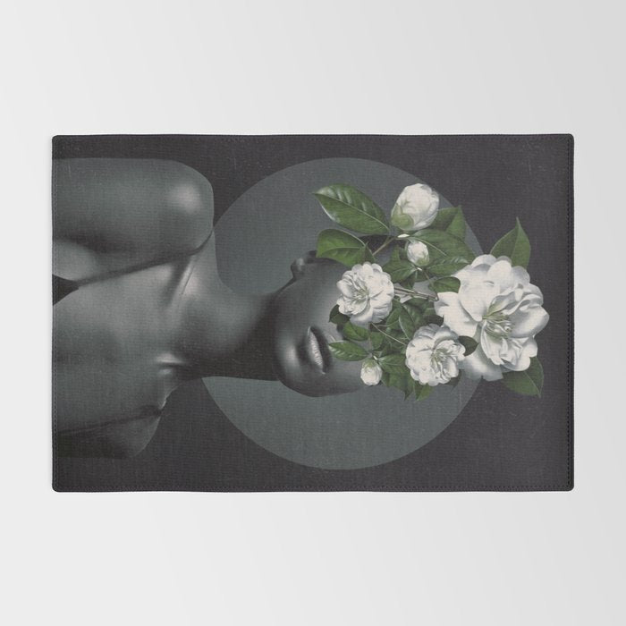 WOMAN WITH FLOWERS 17 Rug Gallery Image 2