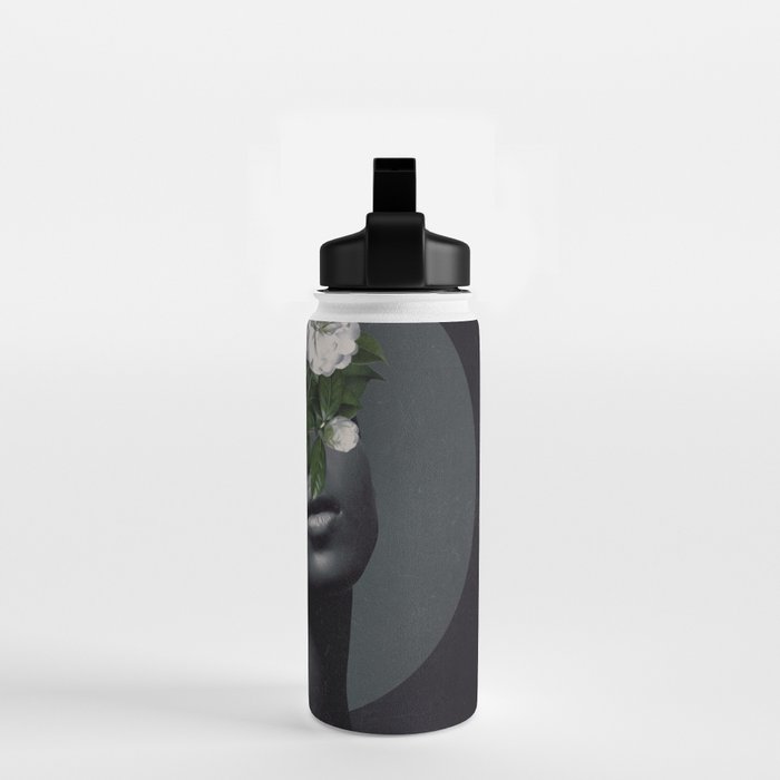 WOMAN WITH FLOWERS 17 Water Bottle Gallery Image 2
