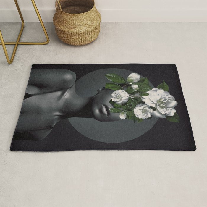 WOMAN WITH FLOWERS 17 Rug Gallery Image 1