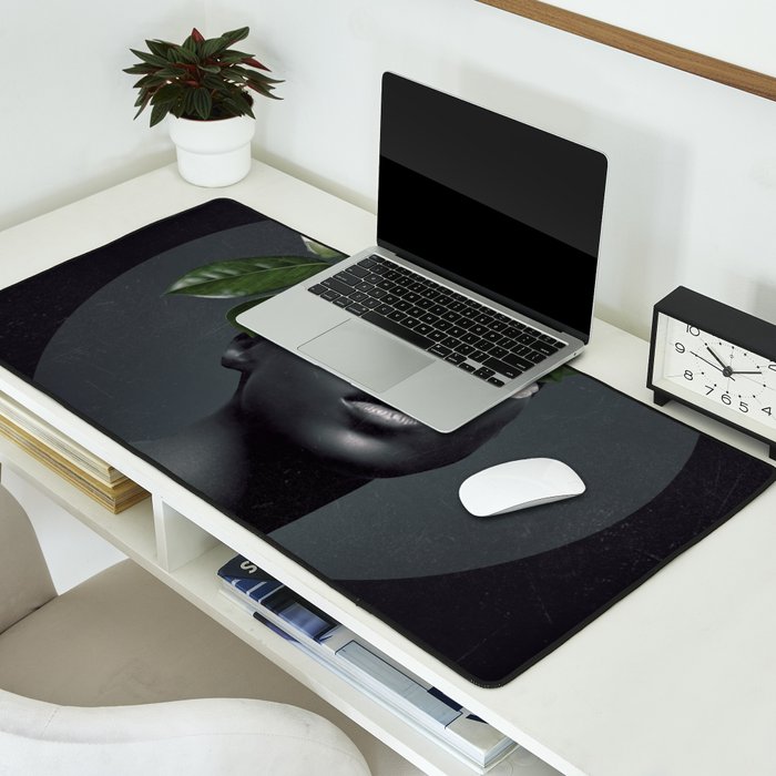 WOMAN WITH FLOWERS 17 Desk Mat Gallery Image 2