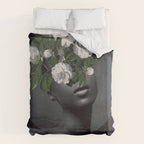 WOMAN WITH FLOWERS 17 Duvet Cover Gallery Image 6