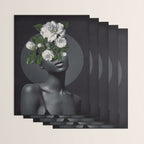 WOMAN WITH FLOWERS 17 Wrapping Paper Gallery Image 3