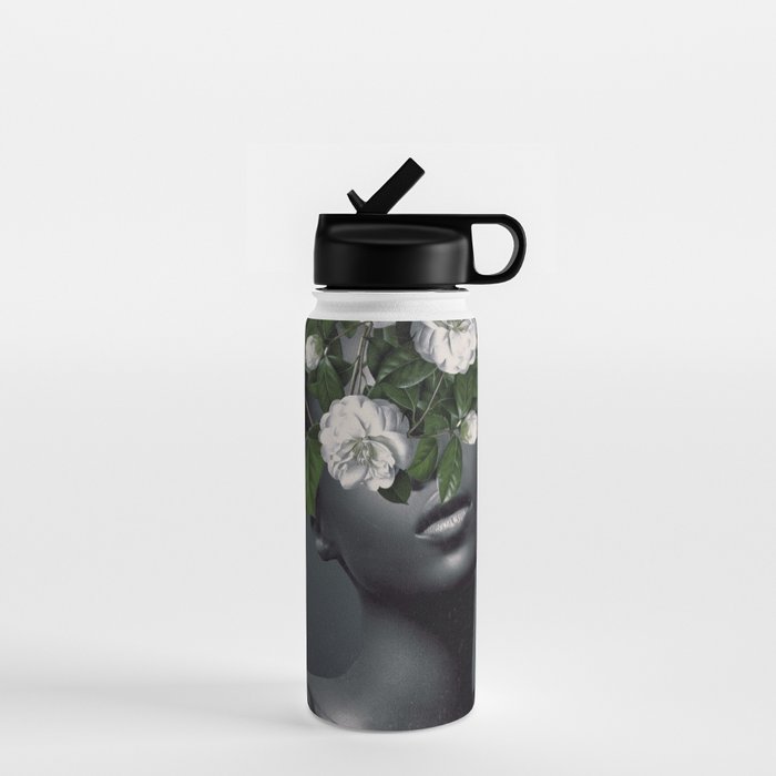 WOMAN WITH FLOWERS 17 Water Bottle Gallery Image 1
