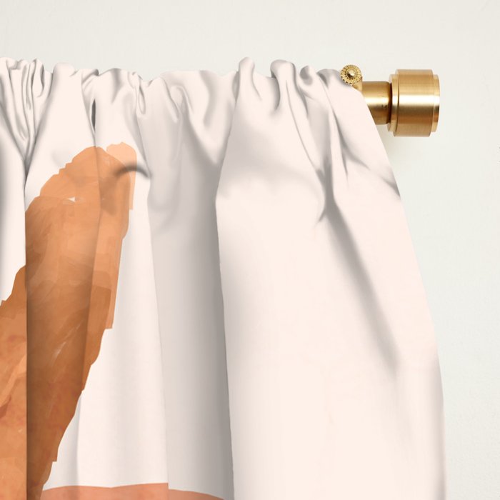 Abstract Art /Minimal Plant 15 Window Curtain Gallery Image 2