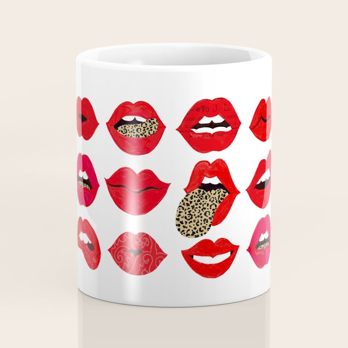 Leopard Lips of Love Coffee Mug Gallery Image 4
