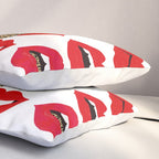 Leopard Lips of Love Pillow Sham Gallery Image 3