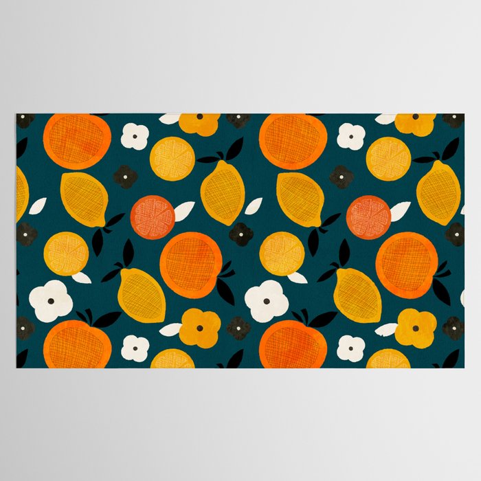 Retro Fruits minimal 2 Tablecloth Gallery Image 2