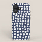 Dots (Navy) iPhone Case Gallery Image 1