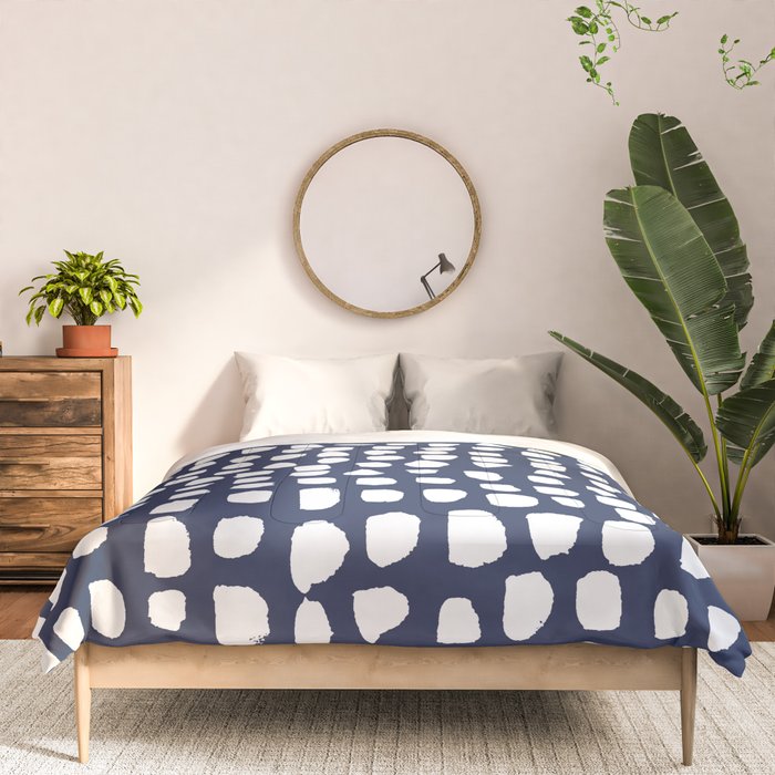 Dots (Navy) Comforter Gallery Image 3