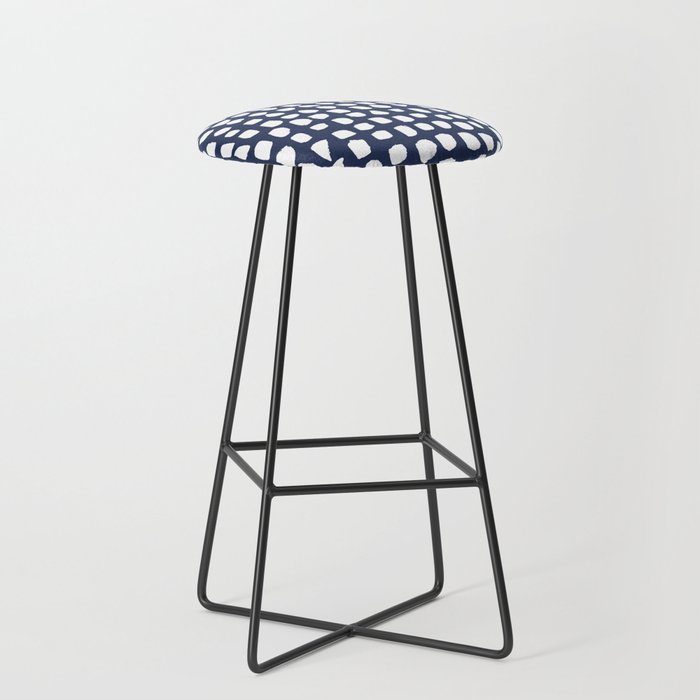 Dots (Navy) Stool Gallery Image 1