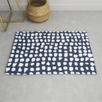Dots (Navy) Rug Gallery Image 1