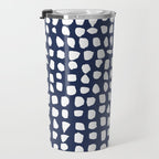 Dots (Navy) Travel Mug Gallery Image 3