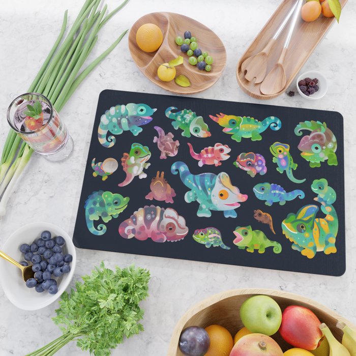 Chameleon Cutting Board Gallery Image 2