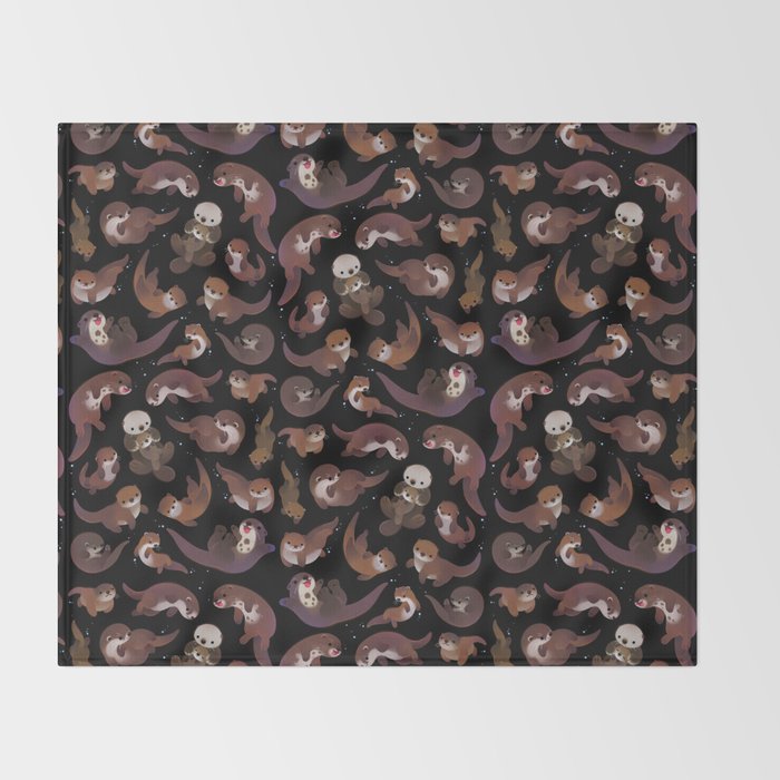 Otter Throw Blanket Gallery Image 2