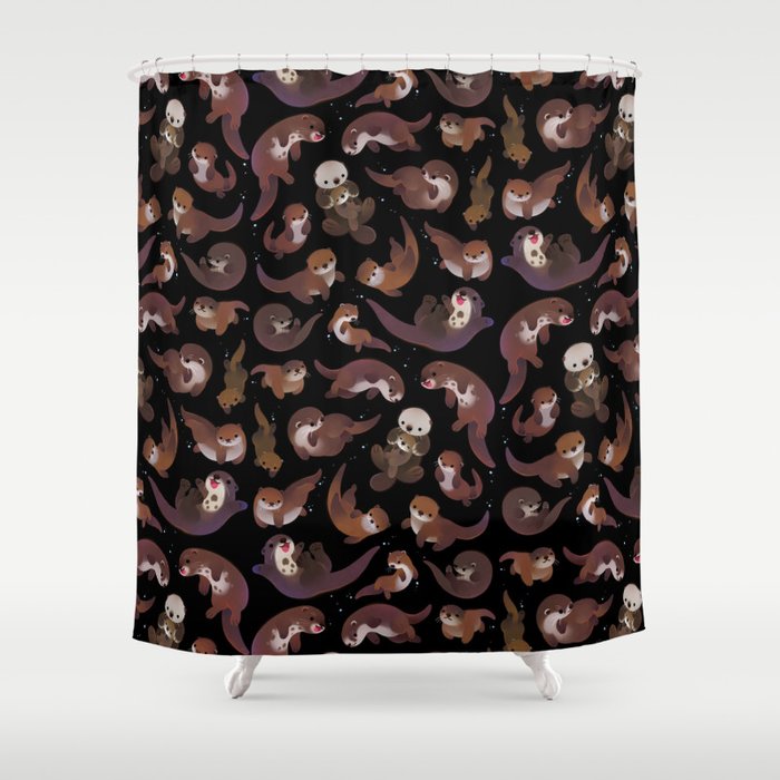 Otter Shower Curtain Gallery Image 1