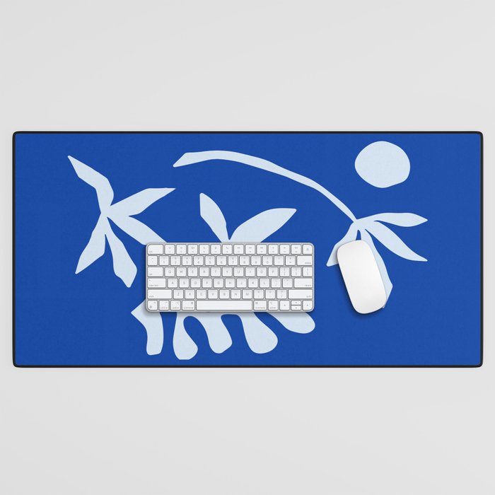 Chathams Blue Collage: Paper Cutouts Matisse Edition  Desk Mat Gallery Image 1