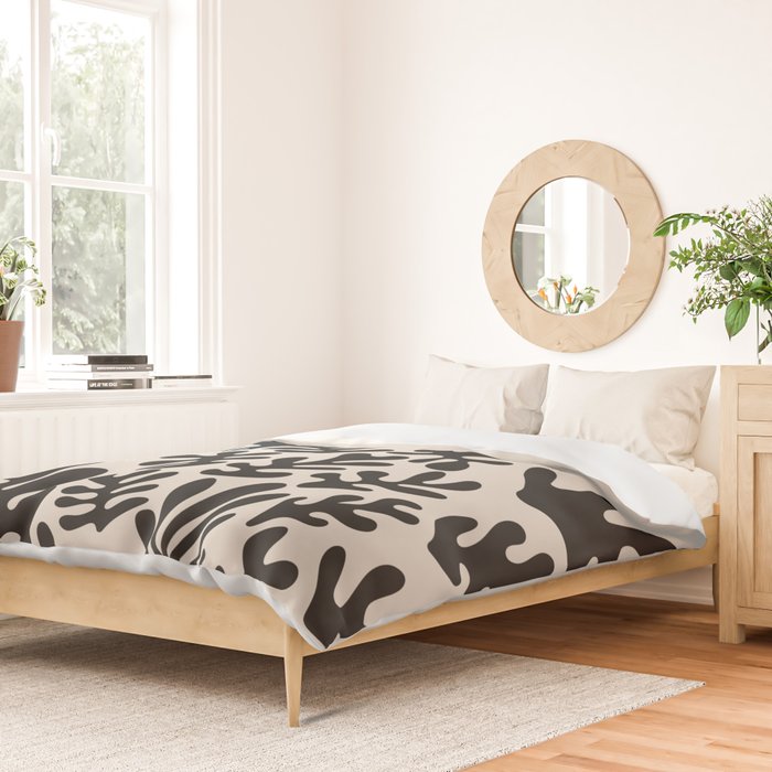 Matisse Black Cut Outs Abstract Mid Century Modern Art Duvet Cover Gallery Image 2