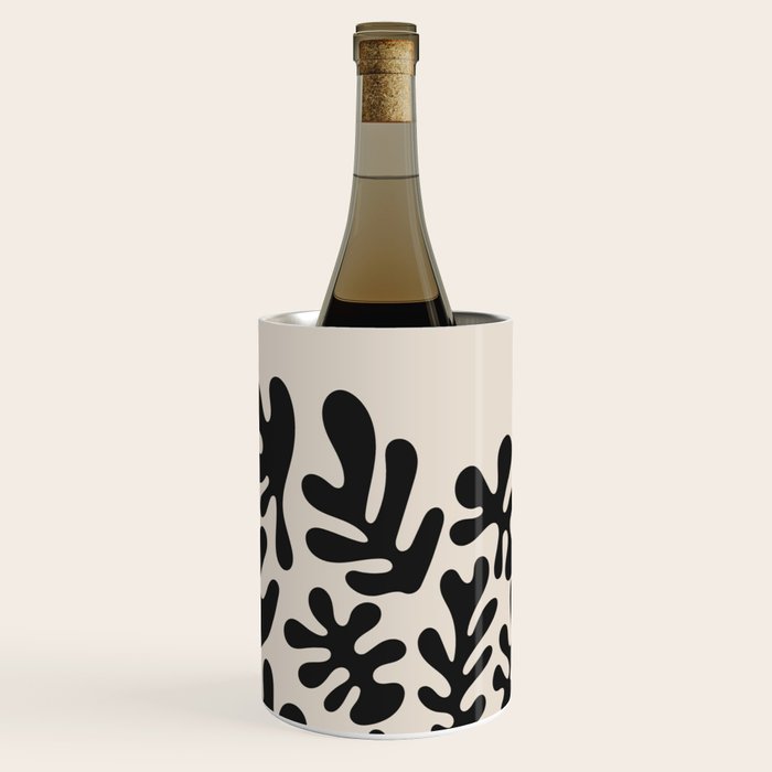 Matisse Black Cut Outs Abstract Mid Century Modern Art Wine Chiller Gallery Image 1