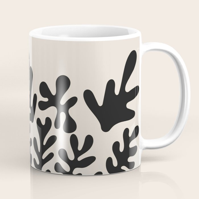 Matisse Black Cut Outs Abstract Mid Century Modern Art Coffee Mug Gallery Image 1