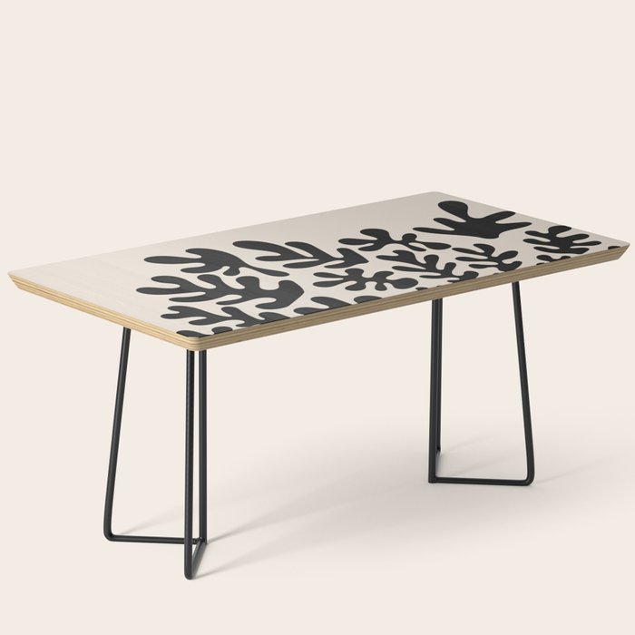 Matisse Black Cut Outs Abstract Mid Century Modern Art Coffee Table Gallery Image 1
