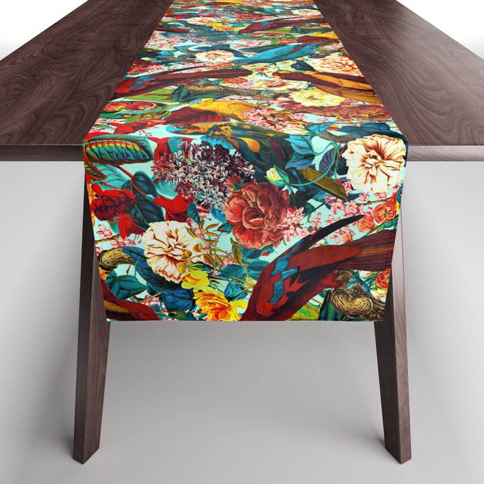 FLORAL AND BIRDS XV Table Runner Gallery Image 1