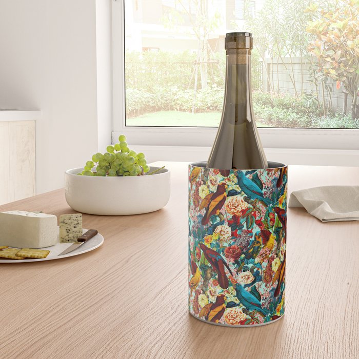 FLORAL AND BIRDS XV Wine Chiller Gallery Image 4