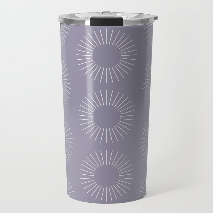 Minimalist Sunray Pattern II Travel Mug Gallery Image 1