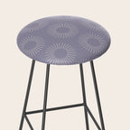 Minimalist Sunray Pattern II Stool Gallery Image 2