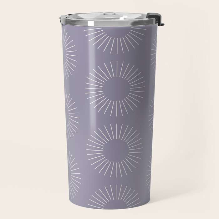 Minimalist Sunray Pattern II Travel Mug Gallery Image 2