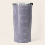 Minimalist Sunray Pattern II Travel Mug Gallery Image 2