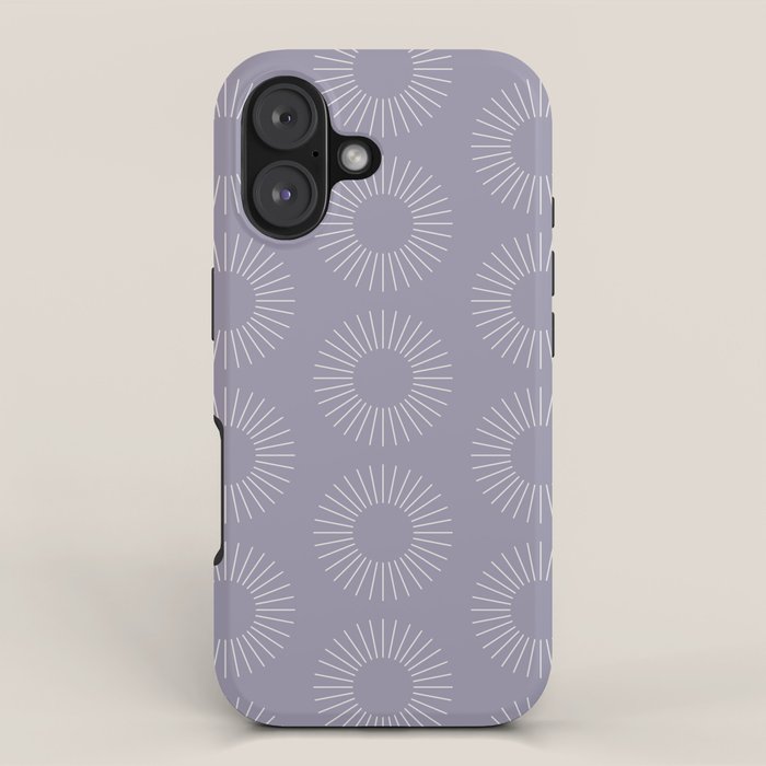 Minimalist Sunray Pattern II iPhone Case Gallery Image 1